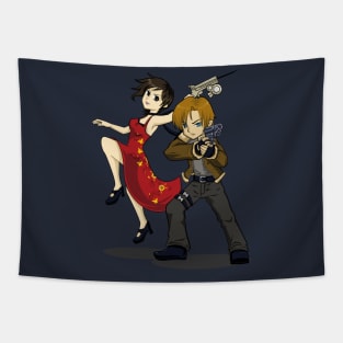 RE4 Ada Wong and Leon Kennedy Tapestry