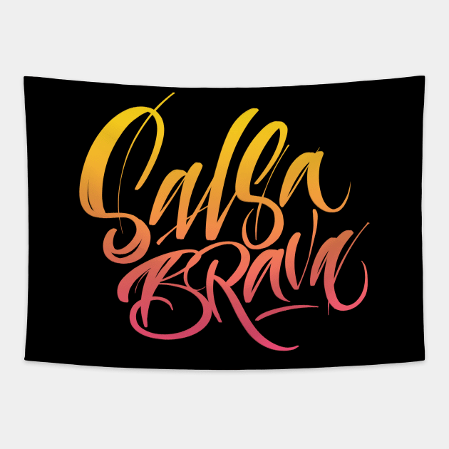 Salsa Brava Tapestry by nubikini