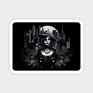 Brooklyn New Goth A Gothic Skyline Magnet