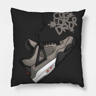 cop or drop 01 Pillow