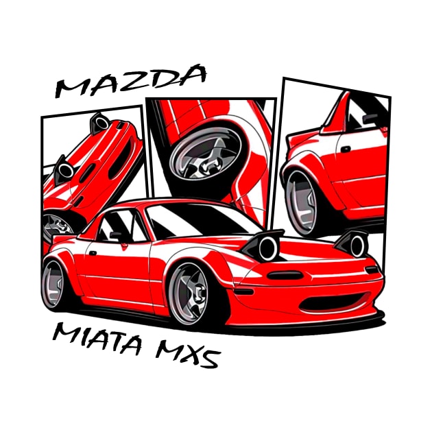 Mazda Miata MX5, JDM Car by T-JD