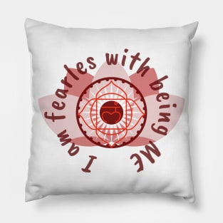 Root Chakra Mandala Pillow