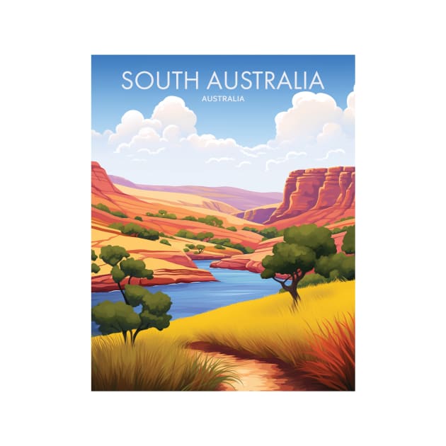 SOUTH AUSTRALIA by MarkedArtPrints