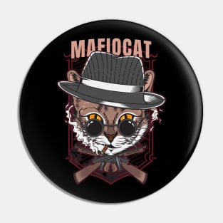 funny mafia cat Pin