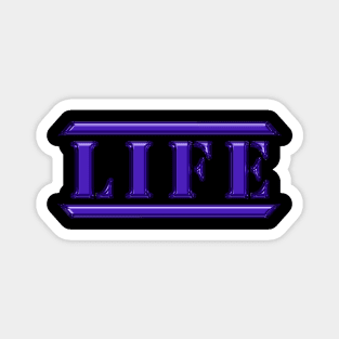 Life Purple Magnet