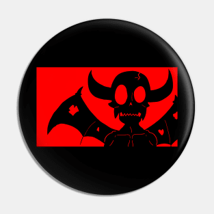 Demon in Black Pin