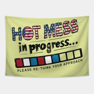Hot Mess America Tapestry