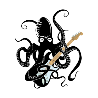 Kraken octopus with electric guitar T-Shirt