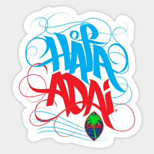 Hafa Adai Stickers Teepublic