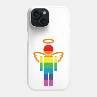 rainbow angel Phone Case