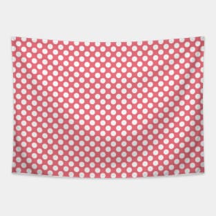 Polka Dot Collection - Red and White Pattern Tapestry