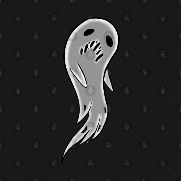 Torn Ghost by Jade Wolf Art