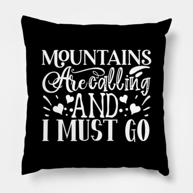 Mountain Climbing Pillow by My Artsam