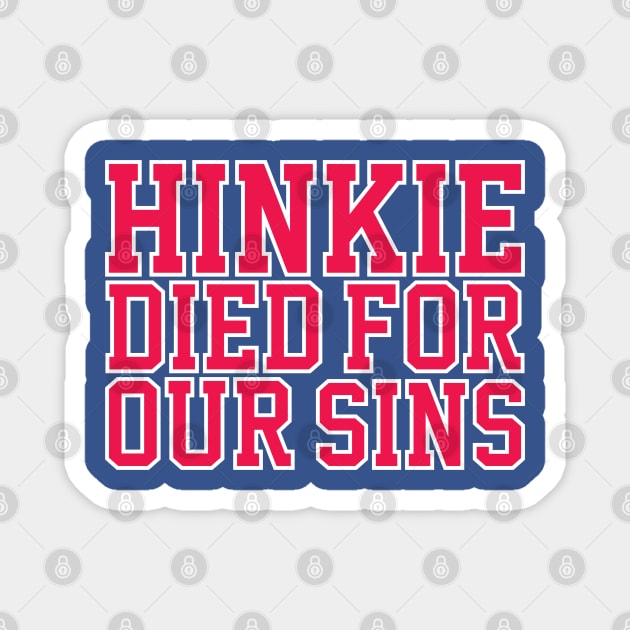 Hinkie Sins Magnet by Center City Threads