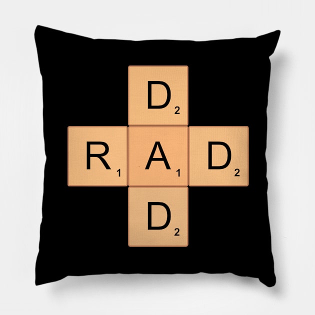 Rad Dad Pillow by dreambeast.co