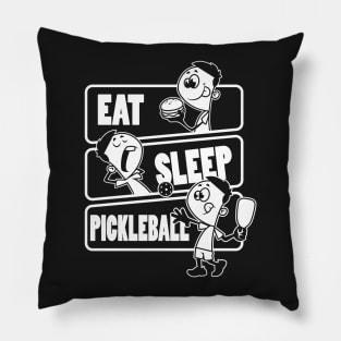 Eat Sleep Pickleball Repeat - Funny pickle ball sport design Pillow