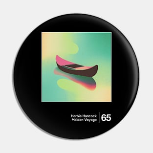 Herbie Hancock - Minimalist Graphic Design Artwork Pin