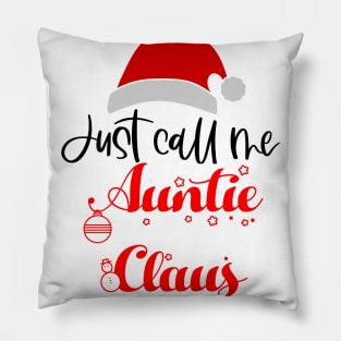 Auntie Claus Pillow