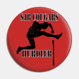 SJB Cougars Hurdlers Pin