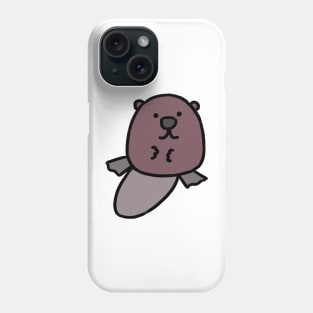 Little beaver drawing Phone Case