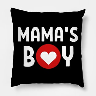 Funny baby boy - Mama's boy Pillow