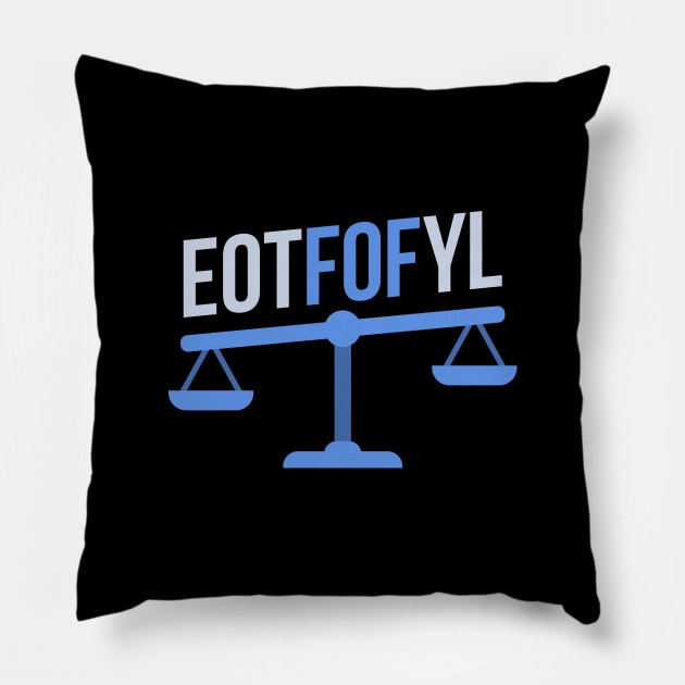 EOTFOFYL - End of turn fact or fiction you lose Pillow by epicupgrades