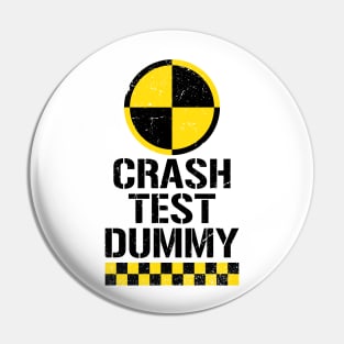 Crash Test Dummy Yellow Man Pin