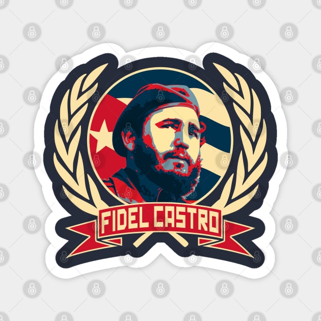 Fidel Castro Magnet by Nerd_art