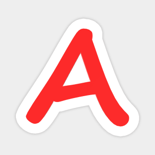 Letter A Magnet