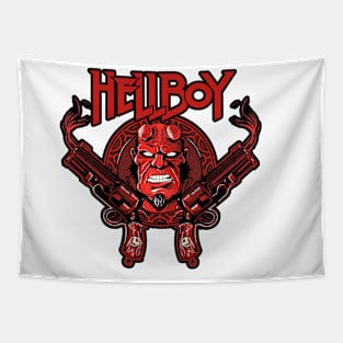 Hellboy Crest (Alt Print) Tapestry