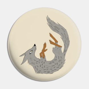 Grey Fox Pin