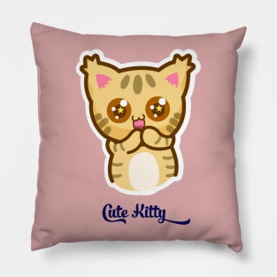 Cute kitty cat Pillow