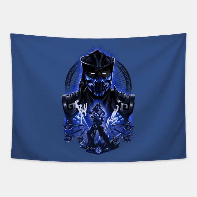 Attack of Sub Zero Tapestry by plonkbeast