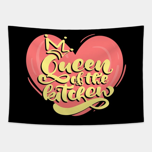 Queen Of The Kitchen Tapestry by soondoock