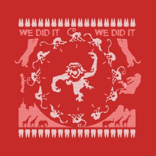 12 Monkeys of Christmas T-Shirt