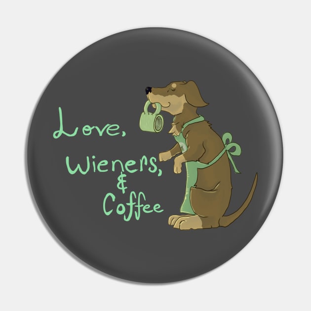 Dogs love and coffee Pin by TheNeutralDragon