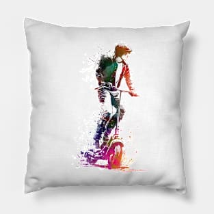 Electric scooter sport art Pillow