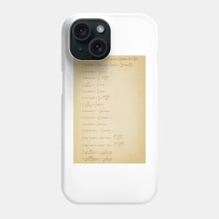 Indefinite Integral Phone Case