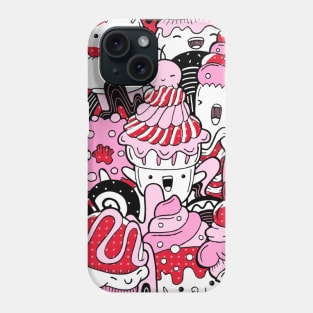 Abstract Cupcake Pattern Phone Case