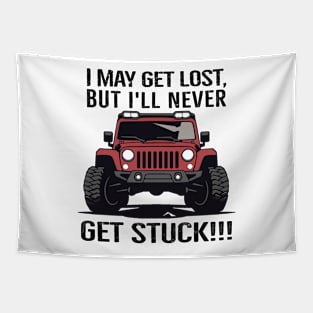 I may get lost, but I'll never get stuck! Tapestry