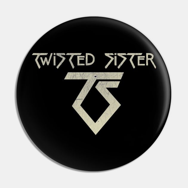 Twisted Sister Vintage Pin by dandi m