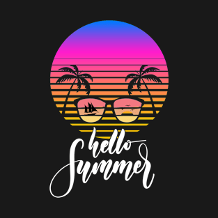 Hello Summer Retro T-Shirt