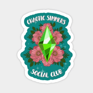 Chaotic Simmers Social Club Magnet