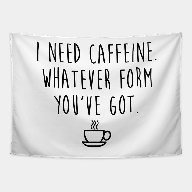 Gilmore Girls - I need caffeine Tapestry by qpdesignco