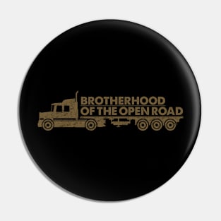 Brotherhood of the open road Pin