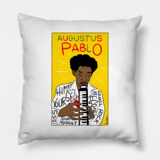 Augustus Pablo Roots Reggae Folk Art Pillow