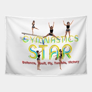 Gymnastics Star Tapestry