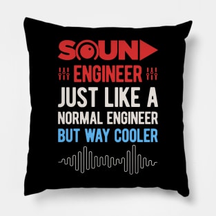 Funny Sound Engineering Audio Engineer Gifts Pillow