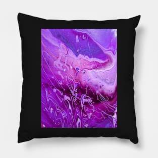 Rain - Purple and Pink Variant Pillow