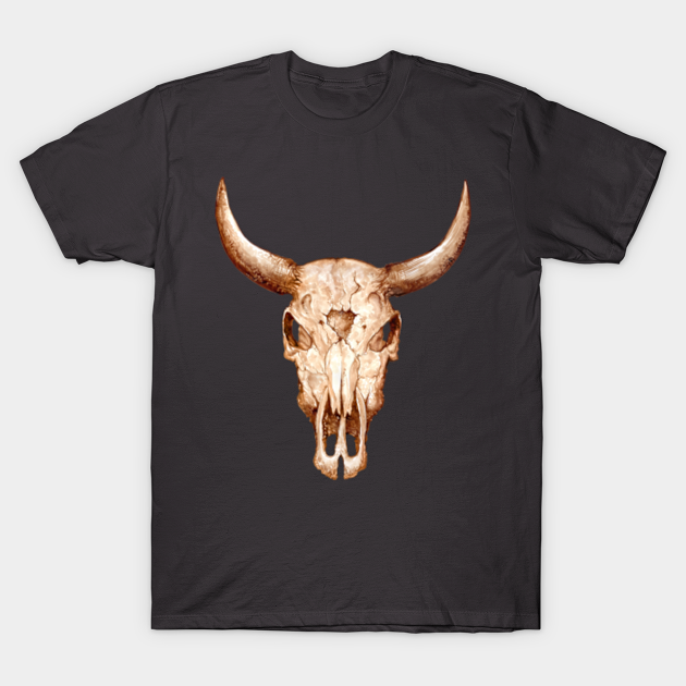 SKULL BULL COWBOY - Skull - T-Shirt